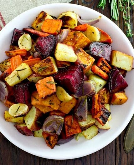 Oven Roasted Root Vegetables