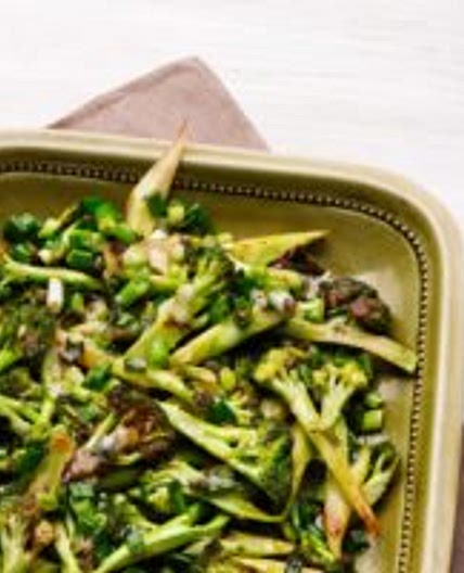 Butter-fried broccoli