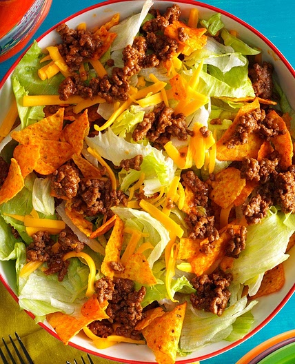 Easy Ground Beef Taco Salad