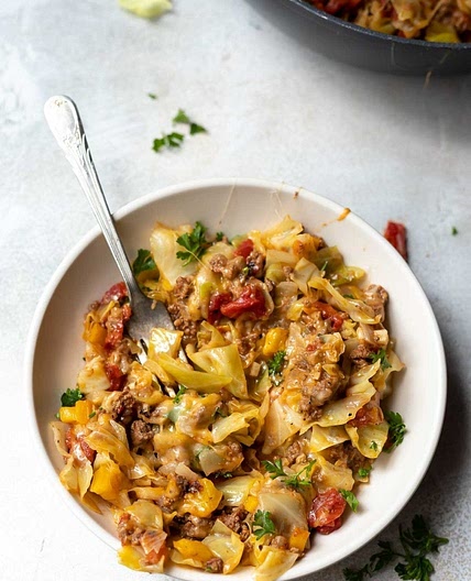 Low Carb Unstuffed Cabbage Casserole Recipe