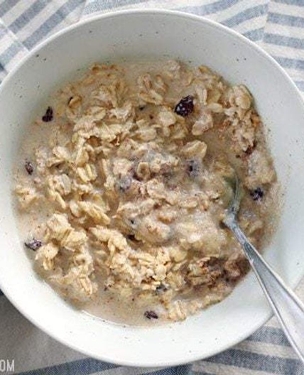 No Sugar Added Apple Pie Overnight Oats