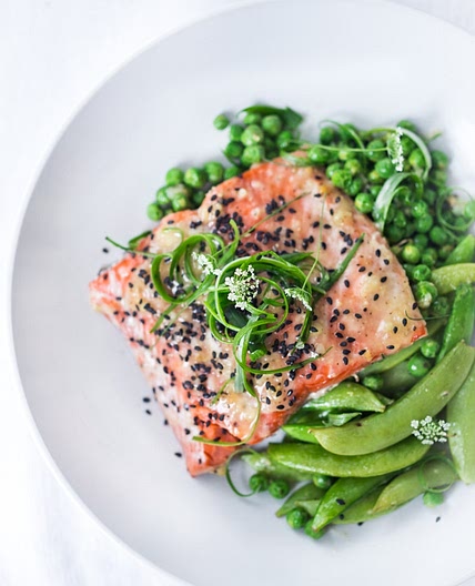 Miso Salmon, Edamame & Black Rice