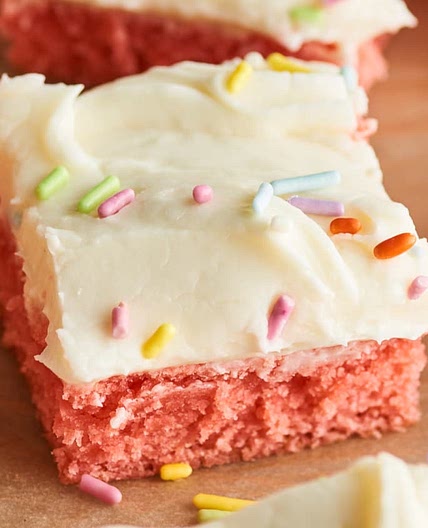 Strawberry Cake Mix Brownies