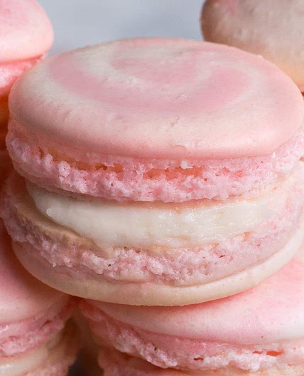 Strawberry Cheesecake Macarons Recipe by Tasty