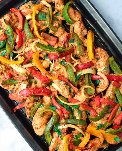 Easy Sheet Pan Chicken Fajitas (Whole30 Paleo Keto)