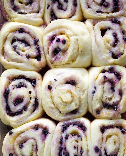 Lemon Blueberry Sweet Rolls