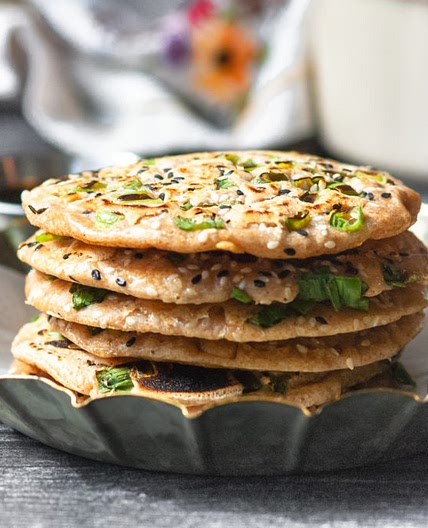 Sourdough Scallion Pancakes