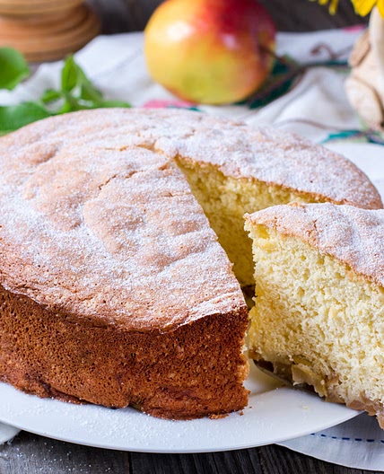Шарлотка с яблоками и тесто для шарлотки
