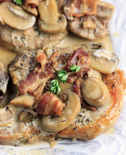 Instant Pot Keto Smothered Pork Chops