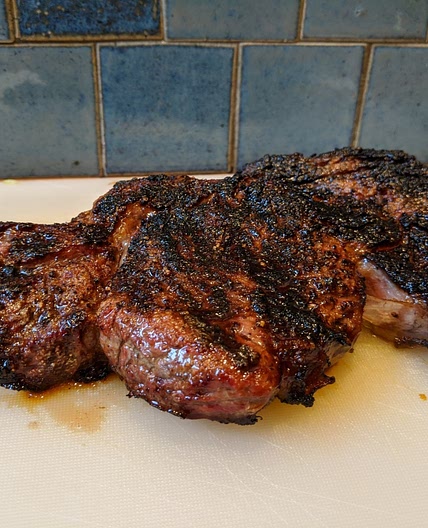 Perfect BBQ Ribeye Steak