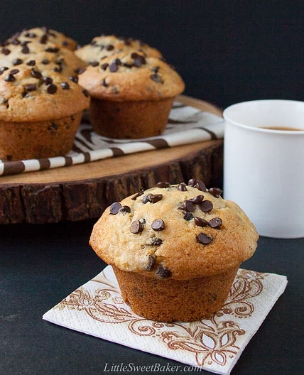 Bakery Style Chocolate Chip Muffins