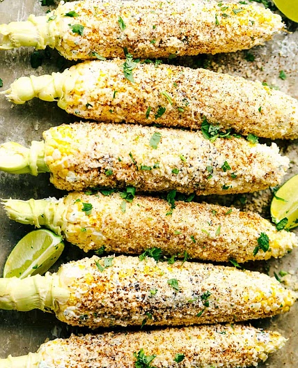Grilled Mexican Street Corn