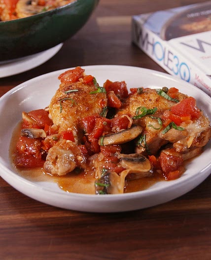 Whole 30 Chicken Cacciatore