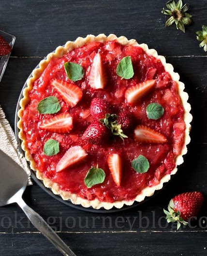 Easy Strawberry Tart - Strawberry Desserts