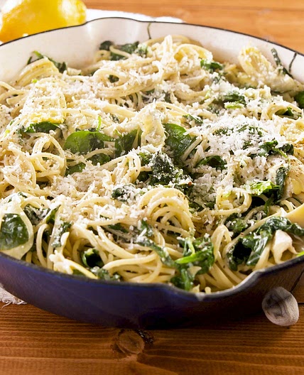 Cheesy Spinach-Artichoke Pasta
