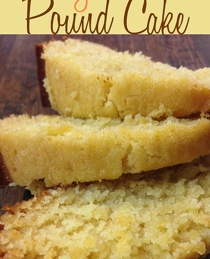 Honey Vanilla Pound Cake