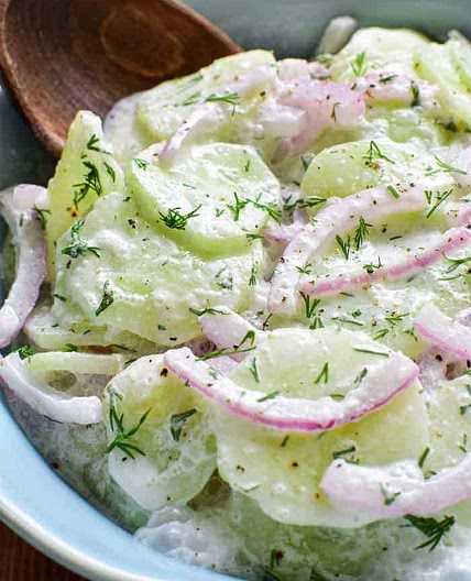 Creamy Cucumber Salad