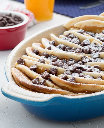 Chocolate Chip Pancake Bake