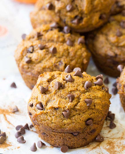 Pumpkin Chocolate Chip Muffins
