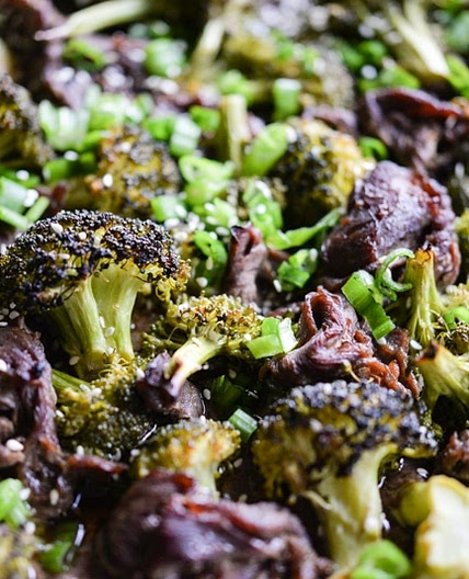 Teriyaki Beef Sheet Pan Dinner