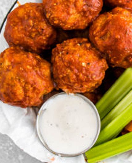 Air Fryer BBQ Chicken Poppers