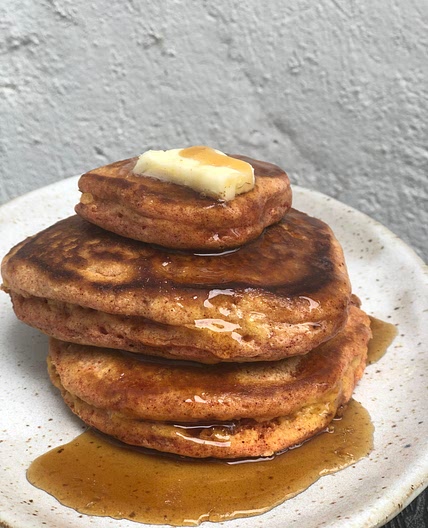 Golden Milk Sourdough Pancakes