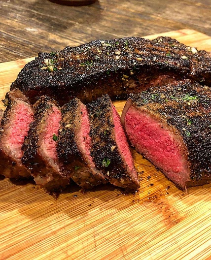 Lily's Coffee Rub Steak