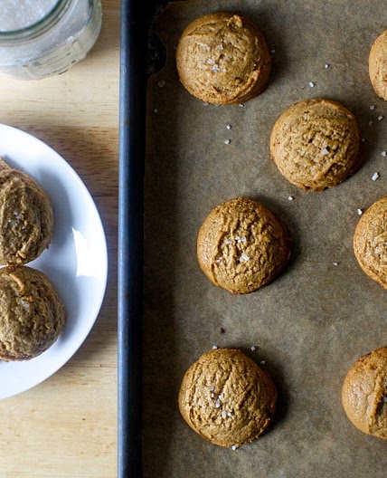 Salted peanut butter cookies
