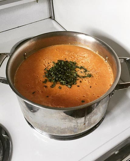 Rich tomato soup