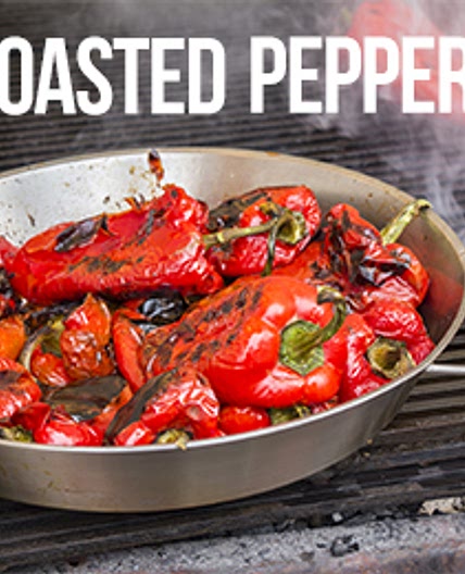 Roasted Peppers On the Grill