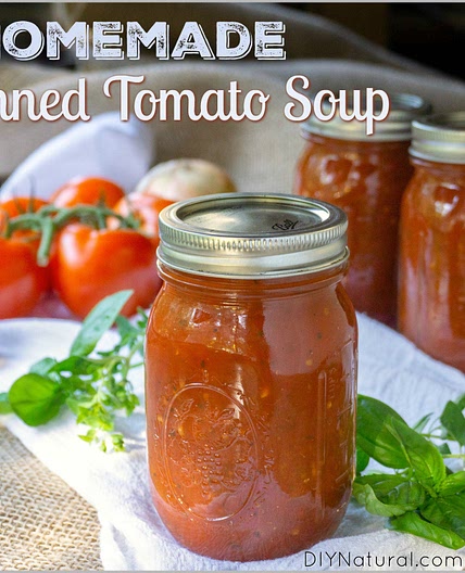 Homemade Canned Tomato Soup Recipe