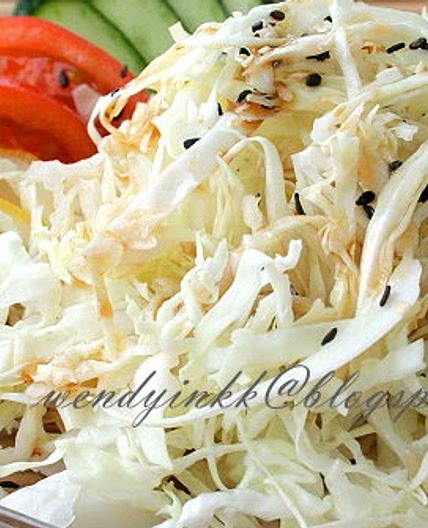 Cabbage Salad with Chuka-fu Dressing