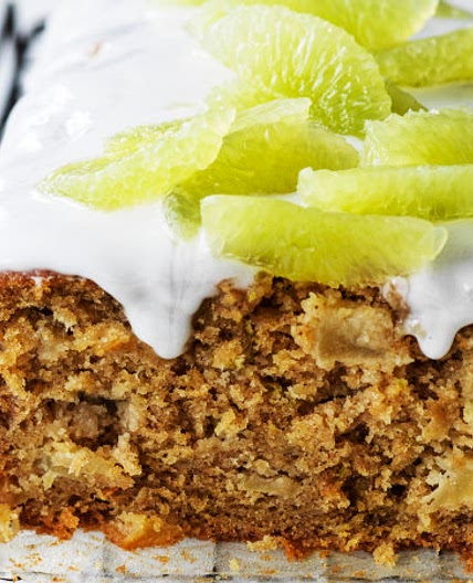 Helen Goh's parsnip, apple and lime loaf cake