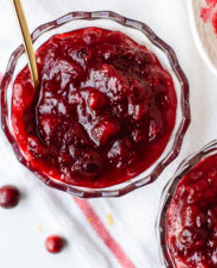Naturally Sweetened Cranberry Sauce