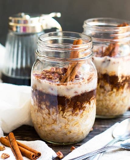 Maple, Brown Sugar and Cinnamon Overnight Oats