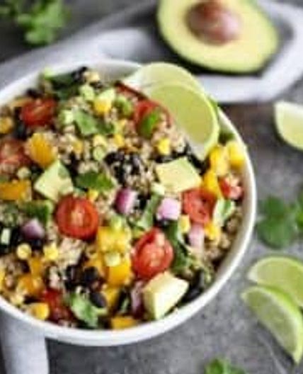 Tex-Mex Quinoa Salad with Black Beans & Corn
