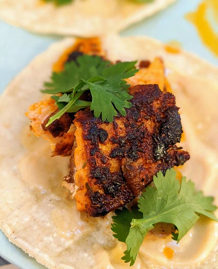Blackened Salmon Tacos