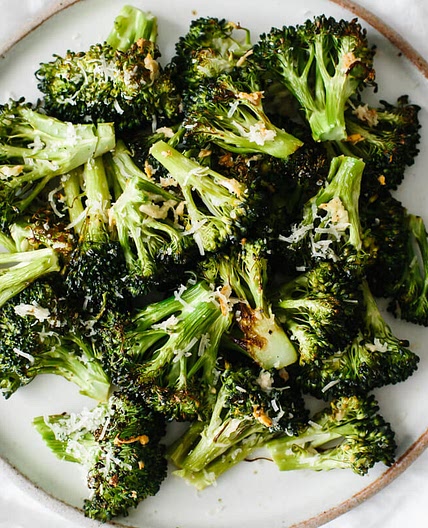 Roasted Broccoli with Garlic & Parmesan