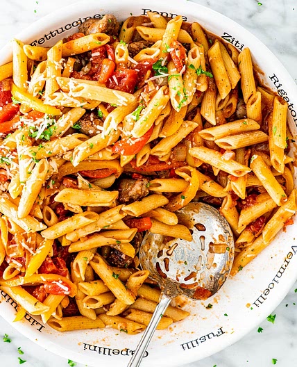 Sausage Pepper Pasta