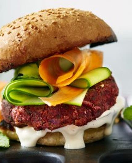 Beetroot burgers