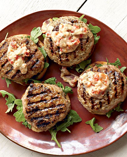 Chicken Burger With Sun-Dried Tomato Aioli
