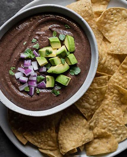 Black Bean Dip & Raw Vegetables