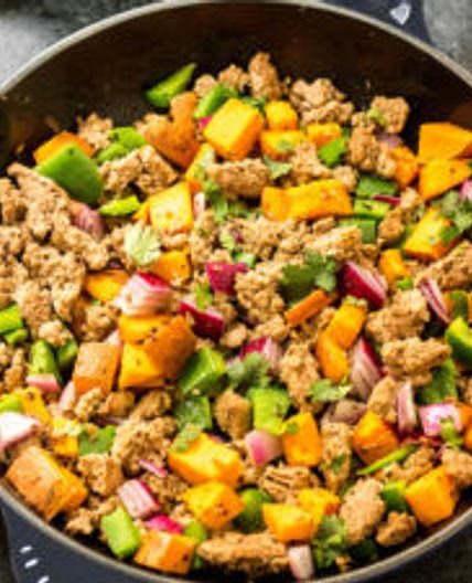 Whole30 Turkey Breakfast Skillet: Paleo Egg Free Breakfast