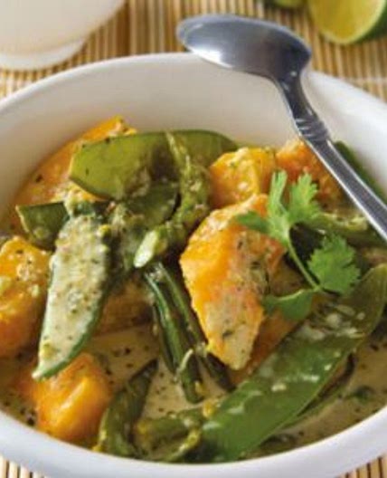 Vegetable Thai green curry