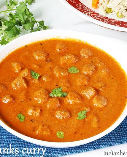 Soya chunks curry recipe | meal maker curry | soya chunks recipes