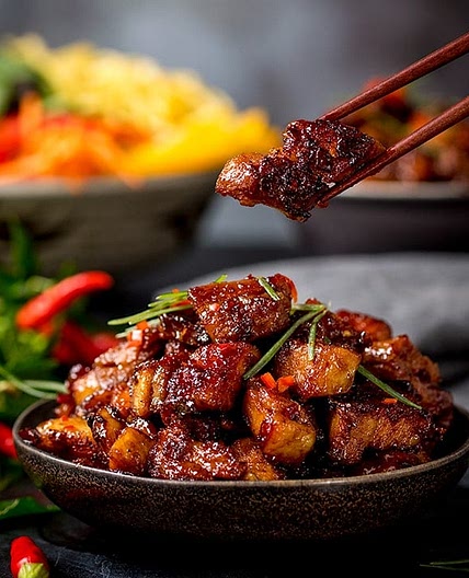 Sticky Chinese Pork Belly