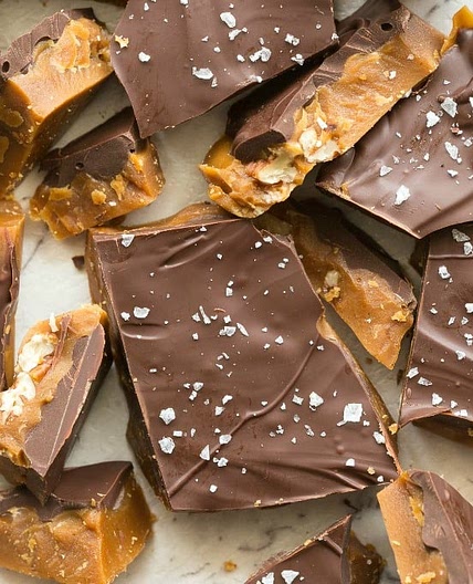 English Toffee {Keto, Vegan, Paleo}