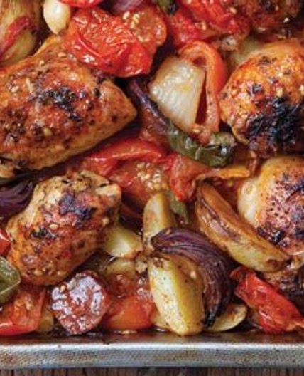 Hairy Bikers’ Spanish chicken bake
