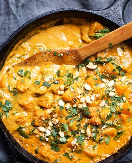 Thai Butternut Squash Red Curry