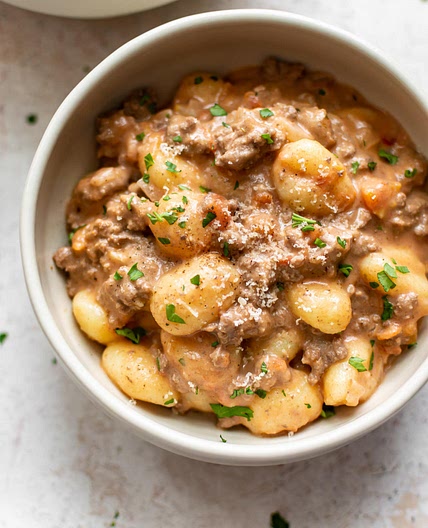 Ground Beef Gnocchi